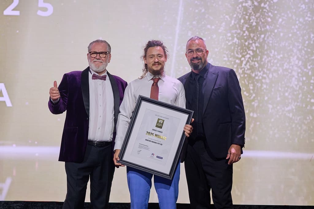 Crafted Finishes award ceremony
