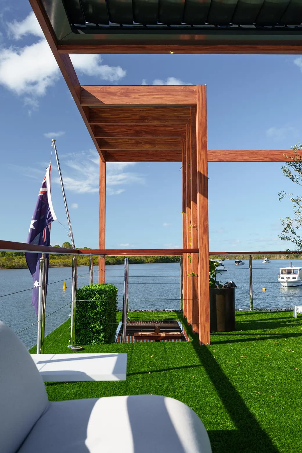Espresso Martini House Boat finish detail 4 — Crafted Finishes, Sunshine Coast