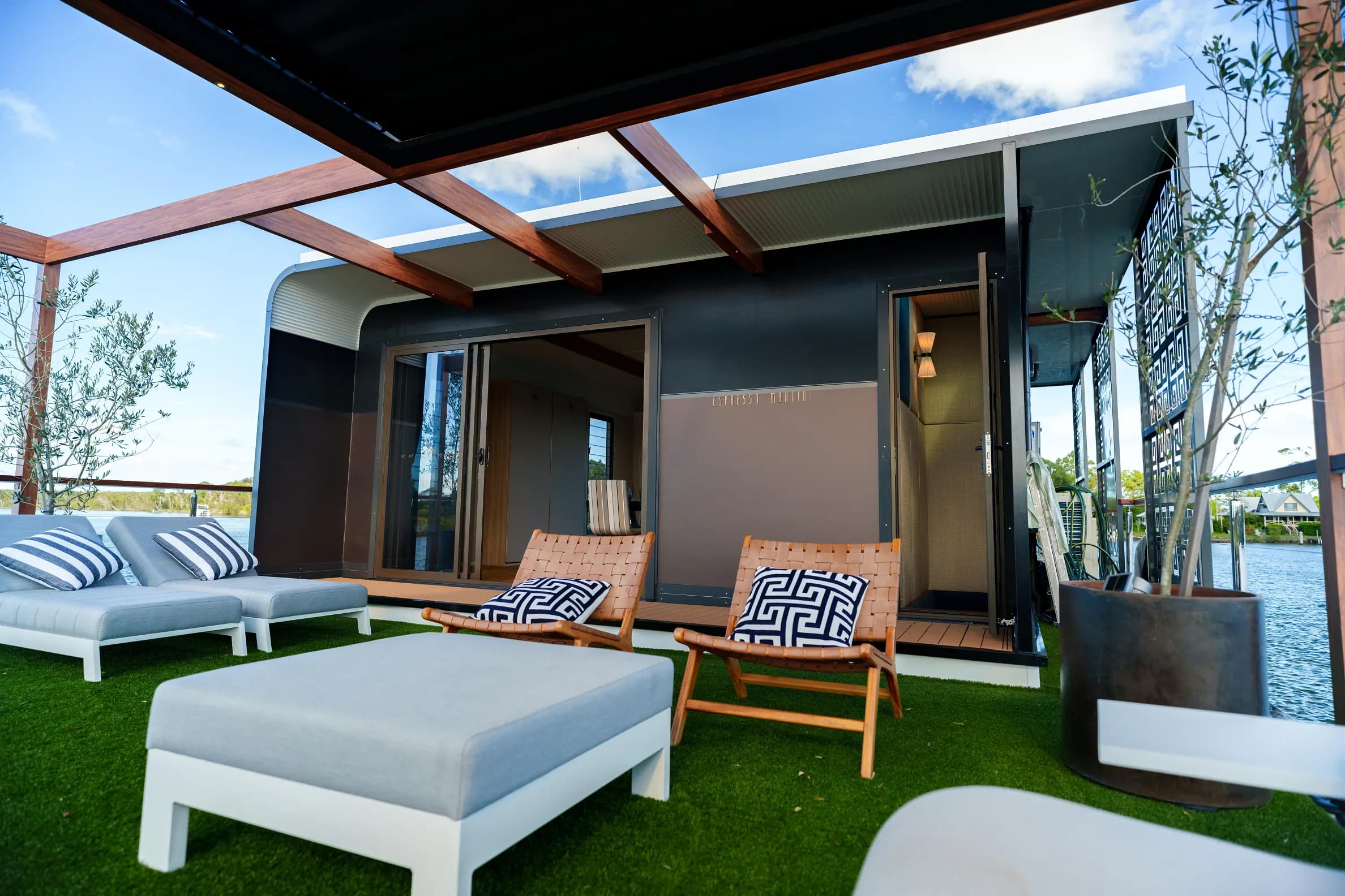 Espresso Martini House Boat finish detail 5 — Crafted Finishes, Sunshine Coast