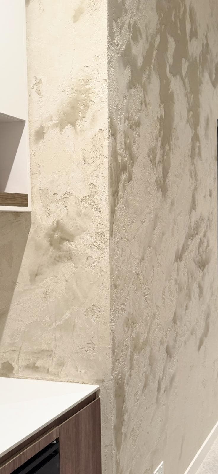 Marmorino finish detail 2 — Crafted Finishes, Sunshine Coast